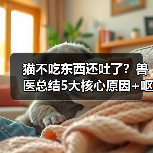 猫不吃东西还吐了?兽医总结5大核心原因+呕吐物鉴别图(图3) 猫不吃东西还吐了?兽医总结5大核心原因+呕吐物鉴别图(图3)