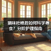 猫咪吐粮后如何科学喂食？分阶护理指南（图1）
