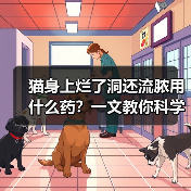 猫身上烂了洞还流脓用什么药?一文教你科学应对(图1) 猫身上烂了洞还流脓用什么药?一文教你科学应对(图1)