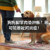狗狗脚掌肉垫肿胀？很可能是趾间炎症！（图4）