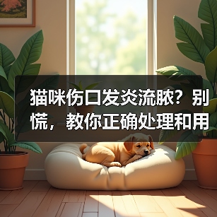 猫咪伤口发炎流脓？别慌，教你正确处理和用药（图3）