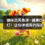 猫咪流黄鼻涕=健康红灯！这份详细用药指南建议收藏（图4）