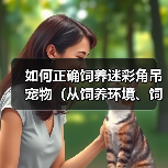 如何正确饲养迷彩角吊宠物（从饲养环境、饲料、水质等方面详解如何让迷彩角吊健康成长）（图4）