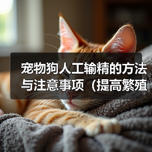 宠物狗人工输精的方法与注意事项(提高繁殖效率的关键技巧与建议)(图3) 宠物狗人工输精的方法与注意事项(提高繁殖效率的关键技巧与建议)(图3)