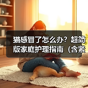 猫感冒了怎么办？超简版家庭护理指南（含紧急预警）（图1）