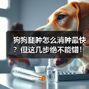 狗狗腿肿怎么消肿最快?但这几步绝不能错!(图2) 狗狗腿肿怎么消肿最快?但这几步绝不能错!(图2)