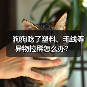 狗狗吃了塑料、毛线等异物拉稀怎么办?(图2) 狗狗吃了塑料、毛线等异物拉稀怎么办?(图2)
