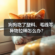 狗狗吃了塑料、毛线等异物拉稀怎么办?(图4) 狗狗吃了塑料、毛线等异物拉稀怎么办?(图4)