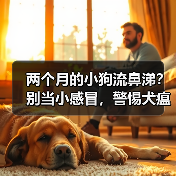 两个月的小狗流鼻涕?别当小感冒,警惕犬瘟“夺命符”!(图4) 两个月的小狗流鼻涕?别当小感冒,警惕犬瘟“夺命符”!(图4)
