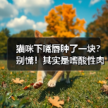 猫咪下嘴唇肿了一块?别慌!其实是嗜酸性肉芽肿(图3) 猫咪下嘴唇肿了一块?别慌!其实是嗜酸性肉芽肿(图3)
