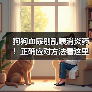 狗狗血尿别乱喂消炎药!正确应对方法看这里(图1) 狗狗血尿别乱喂消炎药!正确应对方法看这里(图1)
