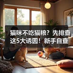 猫咪不吃猫粮?先排查这5大诱因!新手自查指南(图2) 猫咪不吃猫粮?先排查这5大诱因!新手自查指南(图2)
