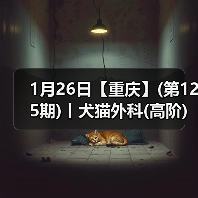 1月26日【重庆】(第125期)丨犬猫外科(高阶)班!含SUB(人人可实操)、乳糜胸等技术!(图1) 1月26日【重庆】(第125期)丨犬猫外科(高阶)班!含SUB(人人可实操)、乳糜胸等技术!(图1)