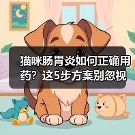 猫咪肠胃炎如何正确用药?这5步方案别忽视(图1) 猫咪肠胃炎如何正确用药?这5步方案别忽视(图1)