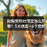 狗狗突然吐泻是怎么回事?5大诱因+6个危险信号揭秘(图2) 狗狗突然吐泻是怎么回事?5大诱因+6个危险信号揭秘(图2)