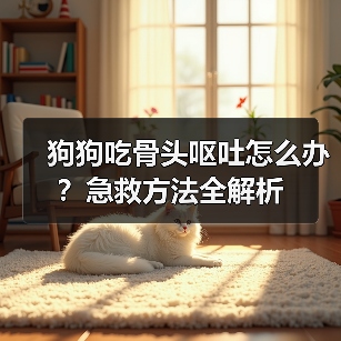 狗狗吃骨头呕吐怎么办?急救方法全解析(图1) 狗狗吃骨头呕吐怎么办?急救方法全解析(图1)