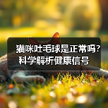 猫咪吐毛球是正常吗?科学解析健康信号(图1) 猫咪吐毛球是正常吗?科学解析健康信号(图1)