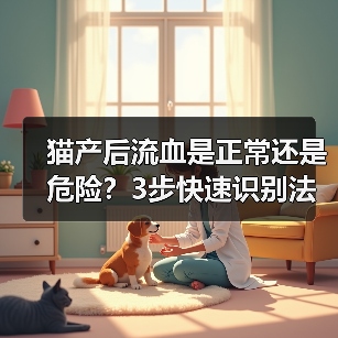 猫产后流血是正常还是危险?3步快速识别法(图4) 猫产后流血是正常还是危险?3步快速识别法(图4)