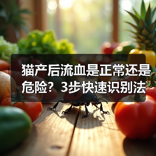 猫产后流血是正常还是危险?3步快速识别法(图2) 猫产后流血是正常还是危险?3步快速识别法(图2)