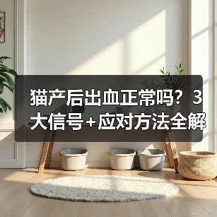 猫产后出血正常吗？3大信号+应对方法全解析（图4）
