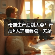 母猫生产后别大意!产后6大护理要点,关系到猫妈妈和小猫健康(图4) 母猫生产后别大意!产后6大护理要点,关系到猫妈妈和小猫健康(图4)