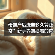 母猫产后流血多久算正常?新手养猫必看的恢复期指南(图1) 母猫产后流血多久算正常?新手养猫必看的恢复期指南(图1)