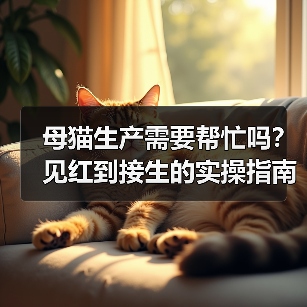 母猫生产需要帮忙吗?见红到接生的实操指南(图3) 母猫生产需要帮忙吗?见红到接生的实操指南(图3)