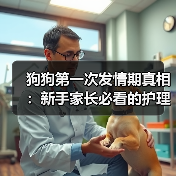 狗狗第一次发情期真相：新手家长必看的护理全攻略