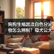 狗狗生殖器流白色分泌物怎么辨别?母犬公犬差异大(图3) 狗狗生殖器流白色分泌物怎么辨别?母犬公犬差异大(图3)