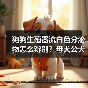 狗狗生殖器流白色分泌物怎么辨别?母犬公犬差异大(图4) 狗狗生殖器流白色分泌物怎么辨别?母犬公犬差异大(图4)