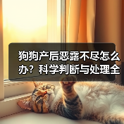 狗狗产后恶露不尽怎么办?科学判断与处理全攻略(图4) 狗狗产后恶露不尽怎么办?科学判断与处理全攻略(图4)