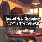 猫咪吐出未消化猫粮怎么办?3步紧急处理法别慌!(图2) 猫咪吐出未消化猫粮怎么办?3步紧急处理法别慌!(图2)
