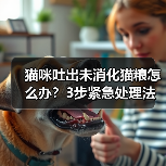猫咪吐出未消化猫粮怎么办?3步紧急处理法别慌!(图4) 猫咪吐出未消化猫粮怎么办?3步紧急处理法别慌!(图4)