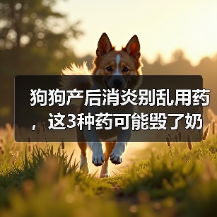 狗狗产后消炎别乱用药,这3种药可能毁了奶水(图1) 狗狗产后消炎别乱用药,这3种药可能毁了奶水(图1)