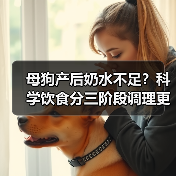 母狗产后奶水不足?科学饮食分三阶段调理更高效(图4) 母狗产后奶水不足?科学饮食分三阶段调理更高效(图4)