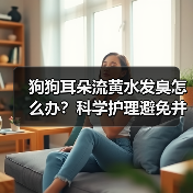 狗狗耳朵流黄水发臭怎么办？科学护理避免并发症（图1）