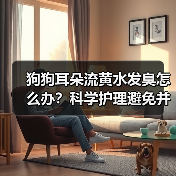 狗狗耳朵流黄水发臭怎么办？科学护理避免并发症（图4）