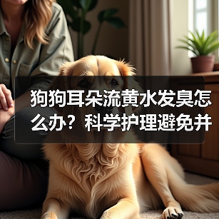 狗狗耳朵流黄水发臭怎么办？科学护理避免并发症（图2）