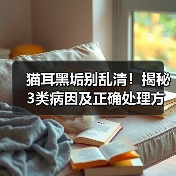 猫耳黑垢别乱清！揭秘3类病因及正确处理方法（图3）