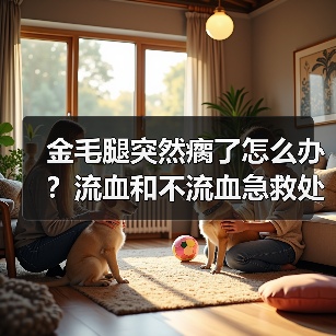 金毛腿突然瘸了怎么办？流血和不流血急救处理全解析（图3）