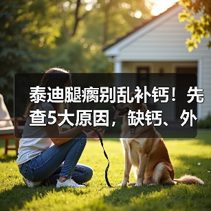 泰迪腿瘸别乱补钙!先查5大原因,缺钙、外伤还是关节炎?(图4) 泰迪腿瘸别乱补钙!先查5大原因,缺钙、外伤还是关节炎?(图4)