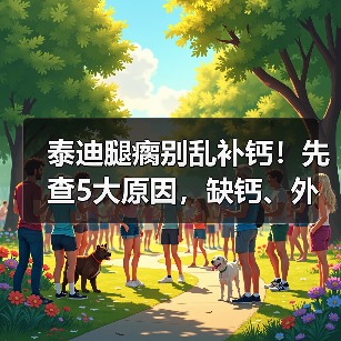 泰迪腿瘸别乱补钙!先查5大原因,缺钙、外伤还是关节炎?(图3) 泰迪腿瘸别乱补钙!先查5大原因,缺钙、外伤还是关节炎?(图3)