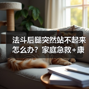 法斗后腿突然站不起来怎么办？家庭急救+康复训练全攻略（图1）