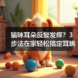猫咪耳朵反复发痒？3步法在家轻松搞定耳螨！（图4）