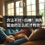 方法不对=白喂！狗狗驱虫药怎么吃才有效？（图3）