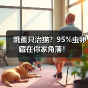 跳蚤只治猫?95%虫卵藏在你家角落!(图1) 跳蚤只治猫?95%虫卵藏在你家角落!(图1)