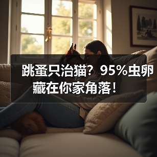 跳蚤只治猫?95%虫卵藏在你家角落!(图2) 跳蚤只治猫?95%虫卵藏在你家角落!(图2)