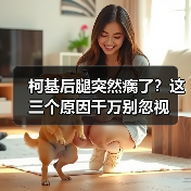 柯基后腿突然瘸了？这三个原因千万别忽视