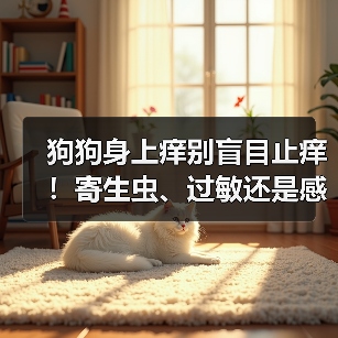 狗狗身上痒别盲目止痒！寄生虫、过敏还是感染？对症下药才有效（图3）