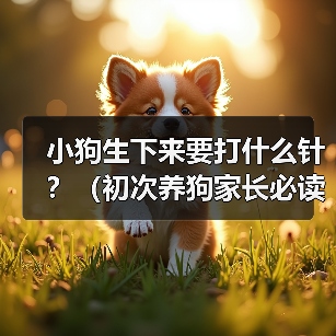 小狗生下来要打什么针？（初次养狗家长必读，宠物健康从“疫苗”开始！）